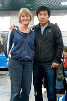 7491.jpg Inge met Michael (helaas niet scherp)
