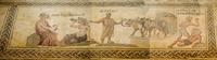 Cyprus, Mozaik uit de oudheid bij Pafos<br>Montage van 4 foto's Cyprus, Mozaik uit de oudheid bij Pafos<br>Montage van 4 foto's