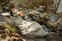 Cyprus, Bij Platres. Wandeling vanaf Psilo Dendro naar de Kalidonia waterval Cyprus, Bij Platres. Wandeling vanaf Psilo Dendro naar de Kalidonia waterval