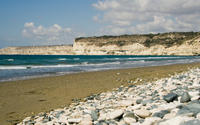 Cyprus, Kourion strand Cyprus, Kourion strand