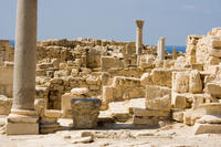 Cyprus, Kourion opgravingen, Agora Cyprus, Kourion opgravingen, Agora