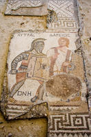Cyprus, Kourion opgravingen, huis van de gladiatoren Cyprus, Kourion opgravingen, huis van de gladiatoren