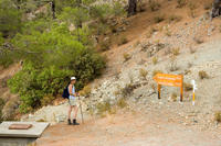 Cyprus, Madari ridge trail, begin 3de etappe. Cyprus, Madari ridge trail, begin 3de etappe.