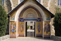 Cyprus, Kykko klooster, ingang Cyprus, Kykko klooster, ingang