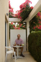 Cyprus, Ontbijten bij het appartement in Neo Chorio Cyprus, Ontbijten bij het appartement in Neo Chorio