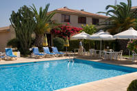 Cyprus, Het zwembad bij het appartement (Neo Chorio) Cyprus, Het zwembad bij het appartement (Neo Chorio)
