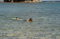 Cyprus, Snorkelen tegenover Baden van Aphrodite Cyprus, Snorkelen tegenover Baden van Aphrodite