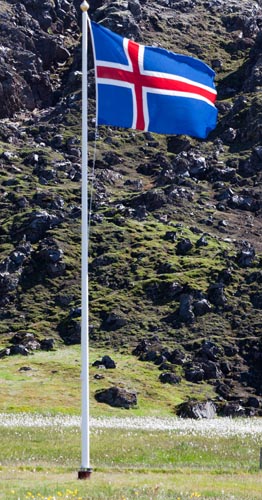 De IJslandse vlag