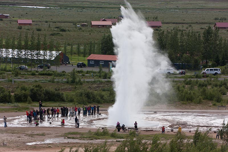 Strokkur bij Geysir