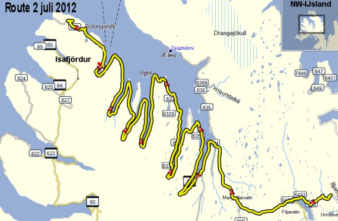 route 2 juli 2012