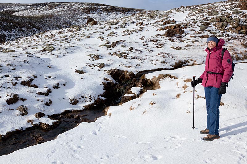 Wandeltocht ten N. van Hveragerði