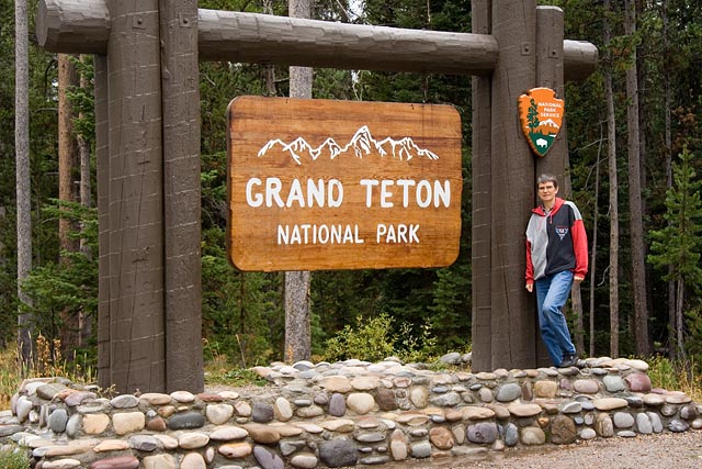 ingang Grand Teton National Park ingang Grand Teton National Park