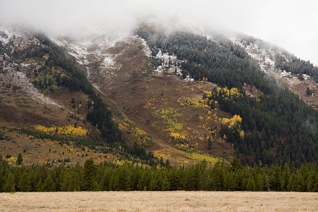 Grand Teton - herfst en winter Grand Teton - herfst en winter