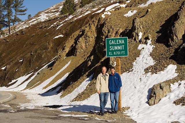 Samen op de Galena Pass Samen op de Galena Pass