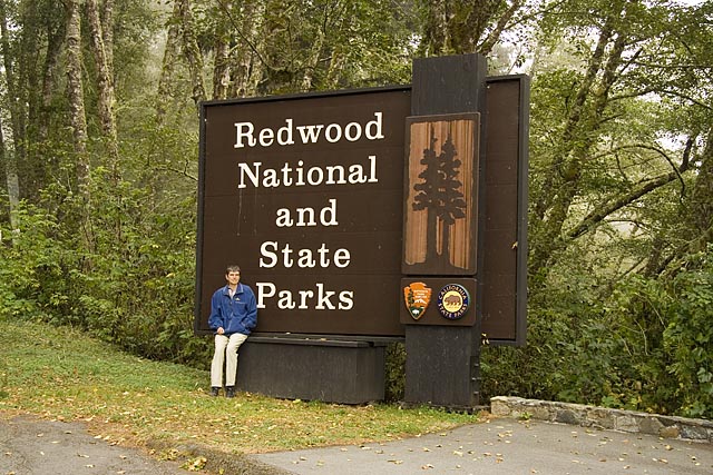 ingang Redwood National Park ingang Redwood National Park